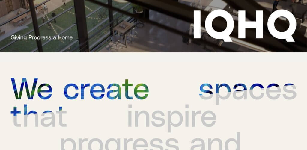 IQHQ website design