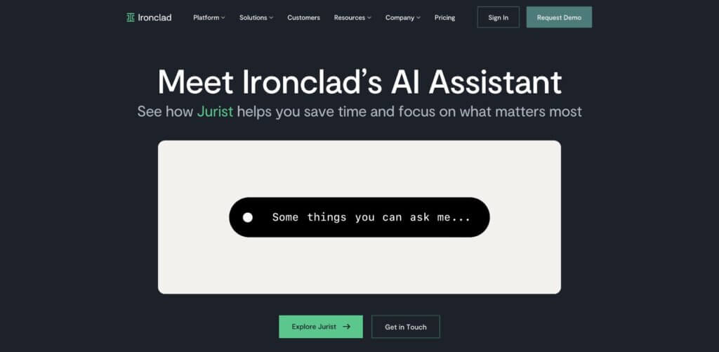 B2B website design for Ironclad