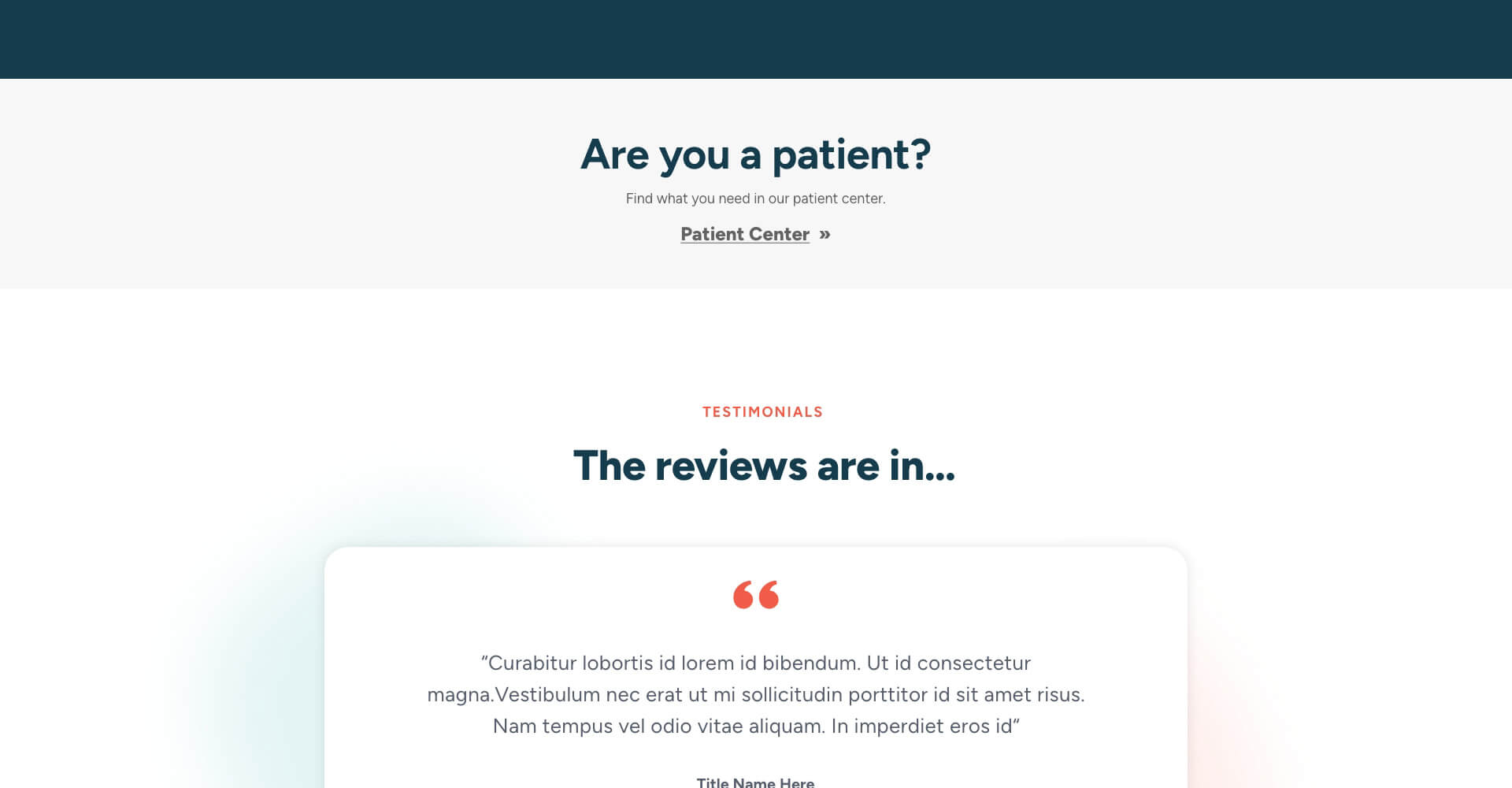 Homepage screenshot of Vector Remote Care